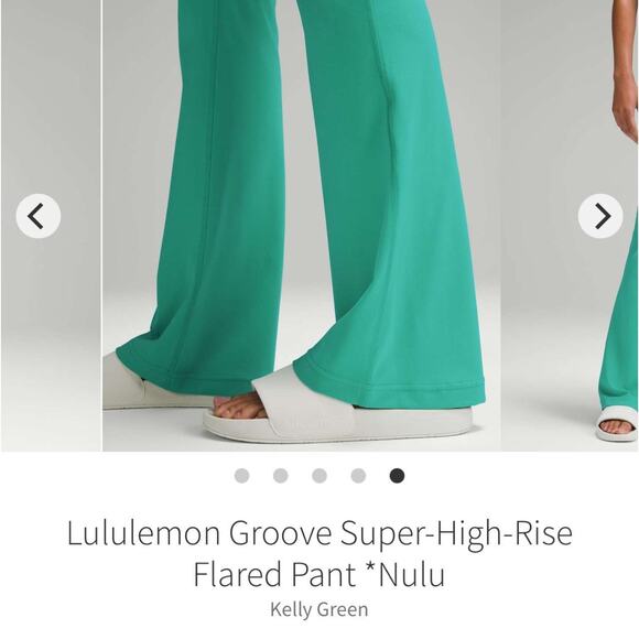 Lululemon Groove Super-High-Rise Flared Pant *Nulu
Kelly Green size 12 gym - Picture 2 of 7